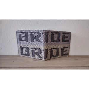 Bride racing gradient style Mens Wallet leather